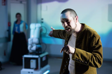 Szene aus dem Theaterstück "Woyzeck Panopticon"