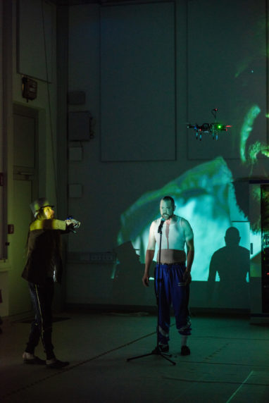 Szene aus dem Theaterstück "Woyzeck Panopticon"