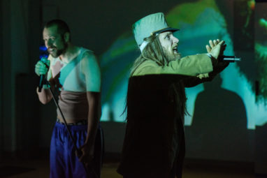 Szene aus dem Theaterstück "Woyzeck Panopticon"