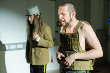 Szene aus dem Theaterstück "Woyzeck Panopticon"