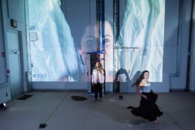 Szene aus dem Theaterstück "Woyzeck Panopticon"